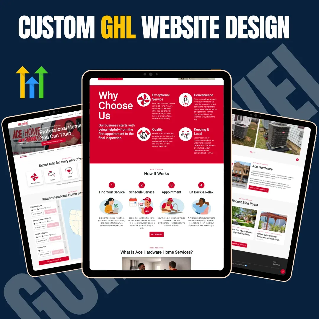 Cover graphic for the Ace Hardware Home Services website